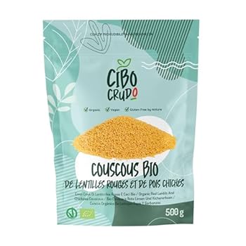 CousCous de Lentilles Rouges et Pois Chiches Bio - 500g