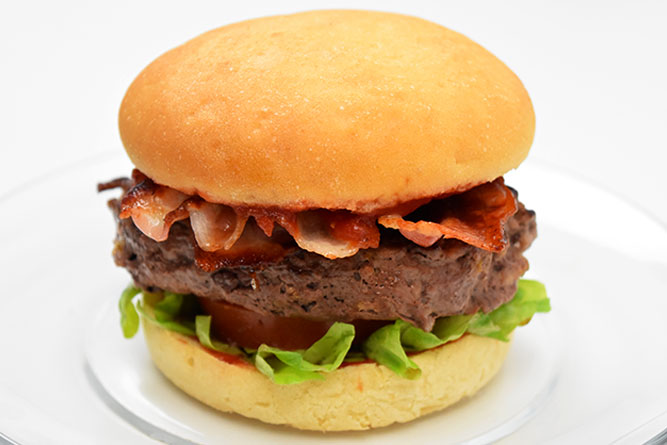 Bacon's burger sans gluten